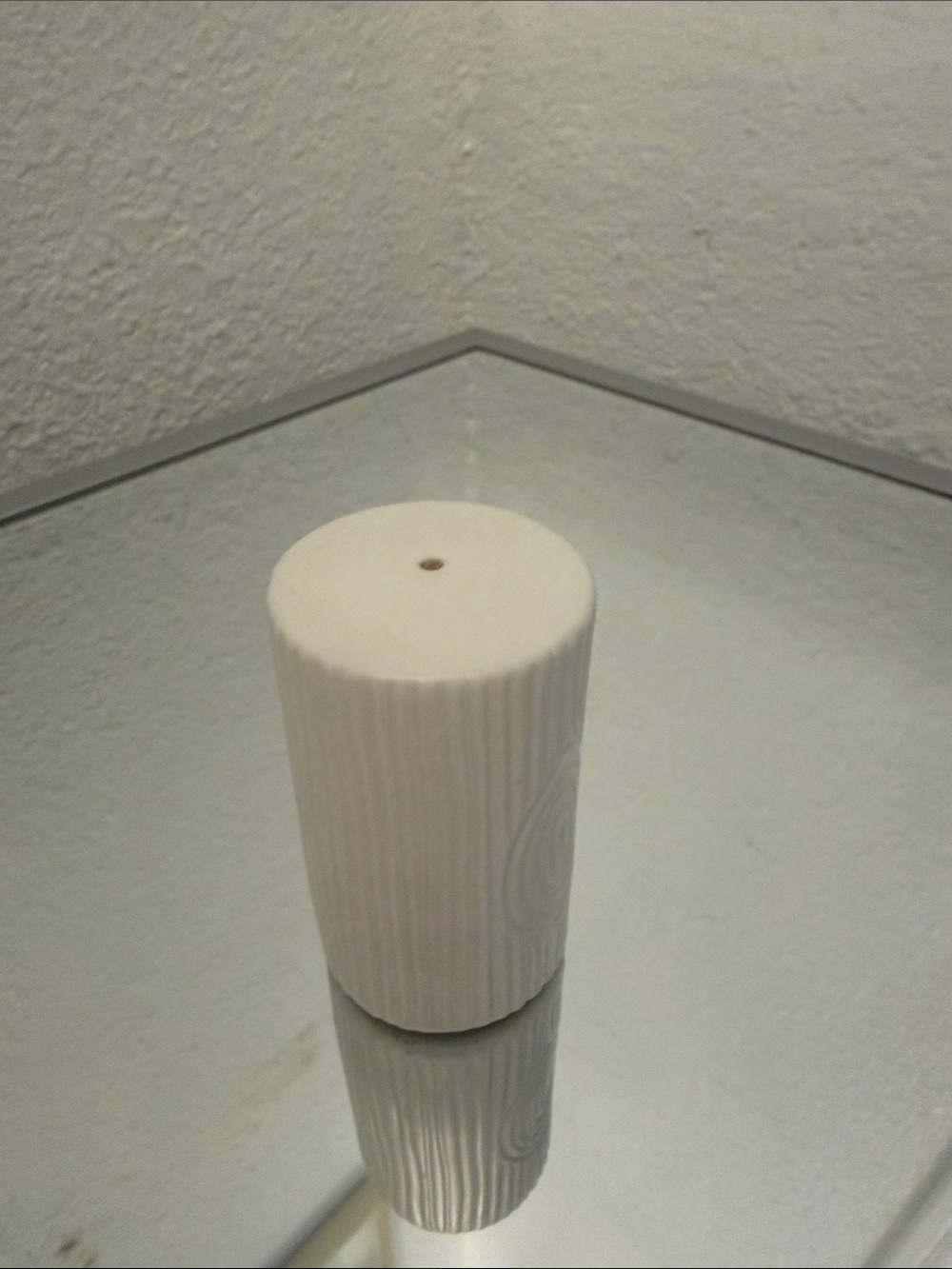 Michael Aram White Replacement Ribbed Ceramic Pepper Shaker
